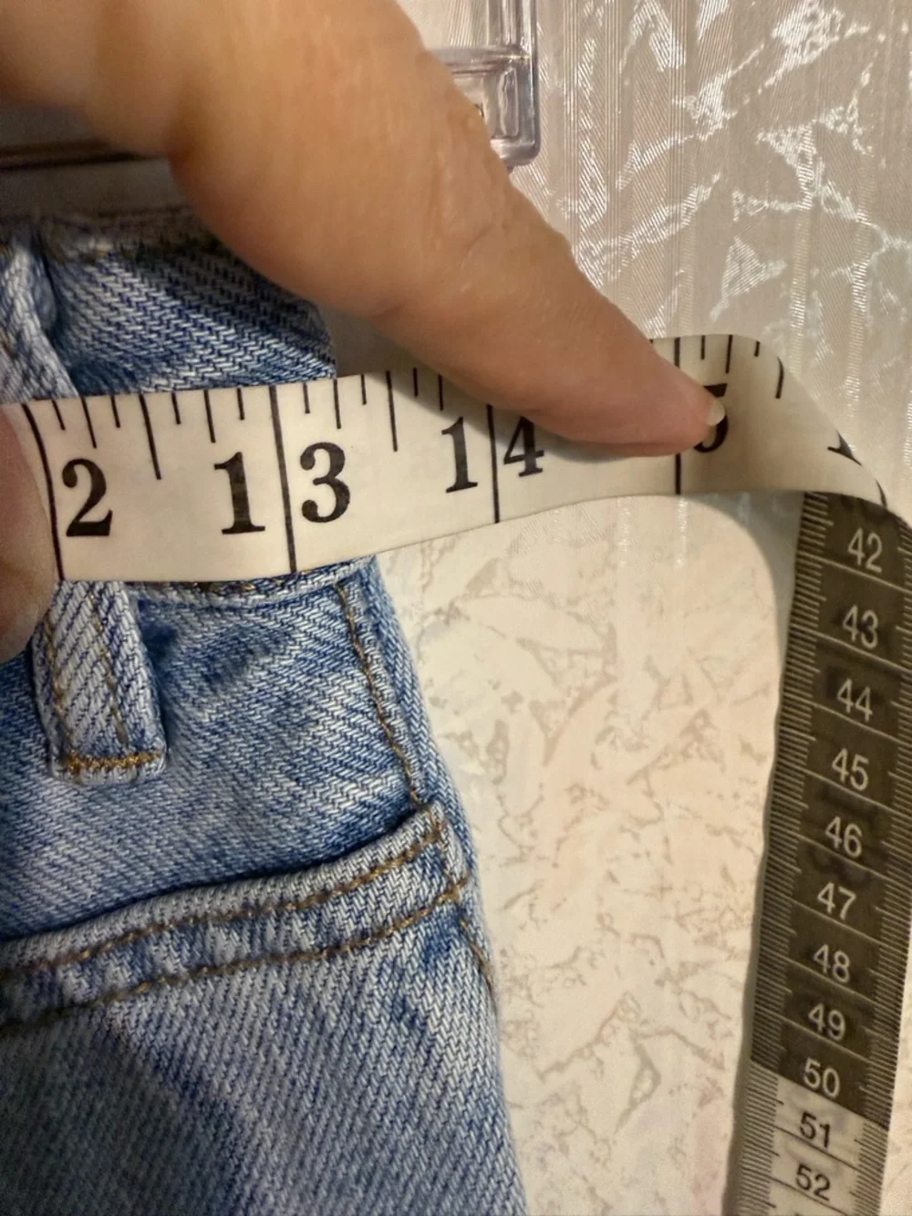 PacSun 90’s Boyfriend Light Blue High Waist Distressed Straight Jeans, Sz‎ 26x32